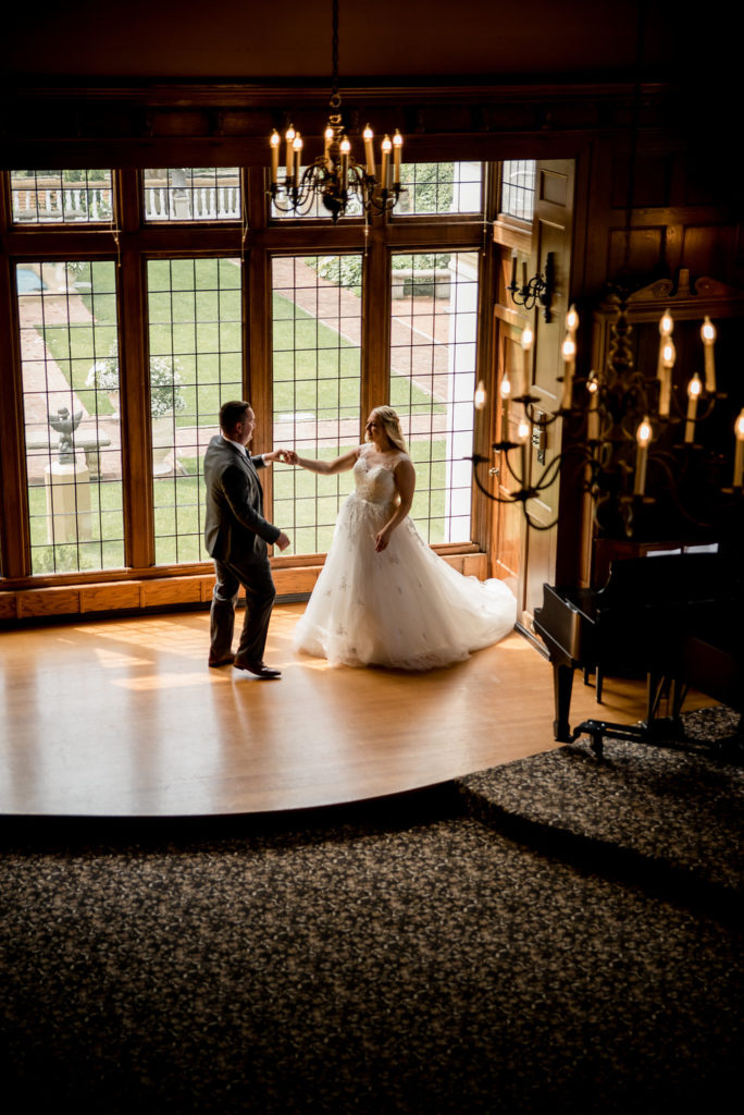 First Dance at Lairmont Manor Historical Wedding venue in Pacific Northwest